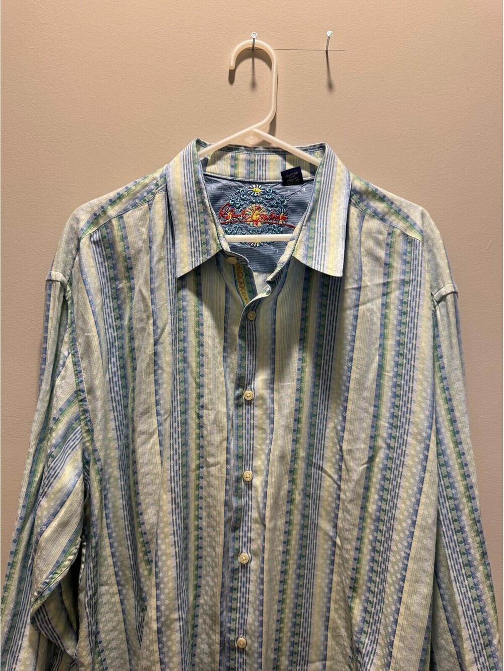 Robert Graham Long Sleeve 3xl Button Up Shirt